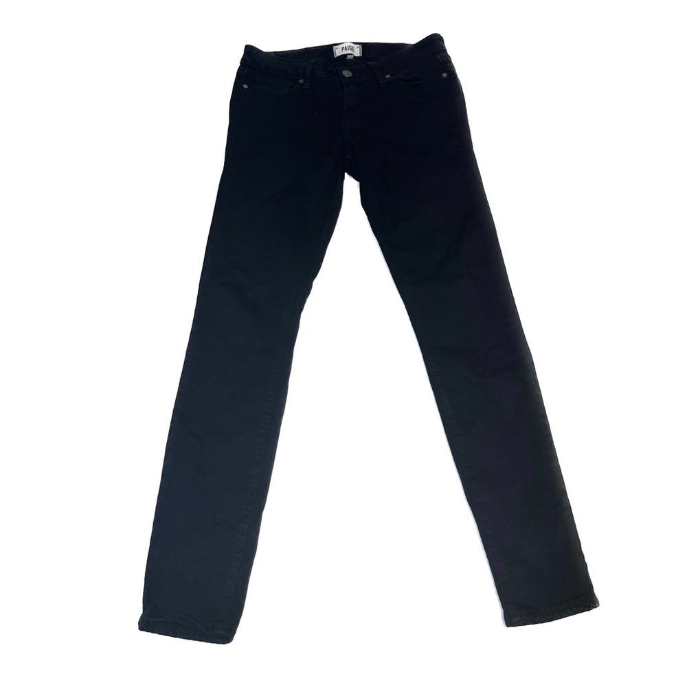 Paige Verdugo Ultra Skinny - Black Shadow Jeans Size 28 made in USA